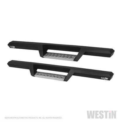 Westin 07-18 Jeep Wrangler JK 2dr. HDX Stainless Drop Nerf Step Bars - Tex. Blk