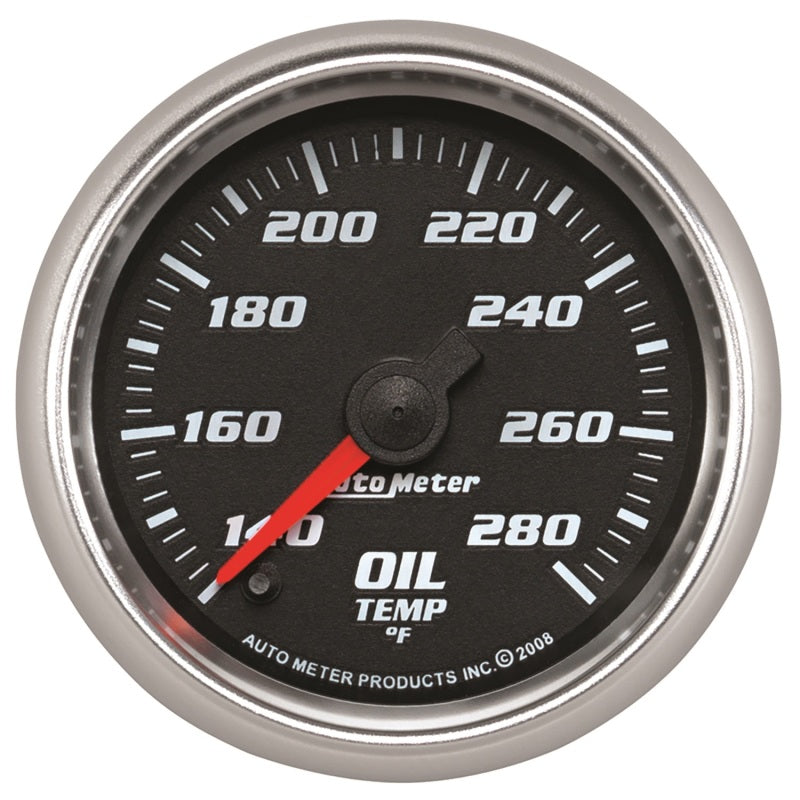 Autometer Pro-Cycle Gauge Oil Temp 2 1/16in 140-280f Digital Stepper Mo