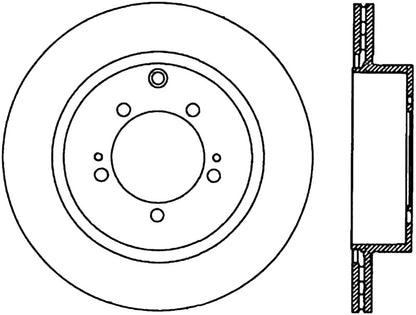 StopTech Sportstop Cryo Slotted & Drilled Sport Brake Rotor