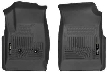 Husky Liners 15 Colorado Crew Cab/Ext Cab WeatherBeater Black Front Floor Liner