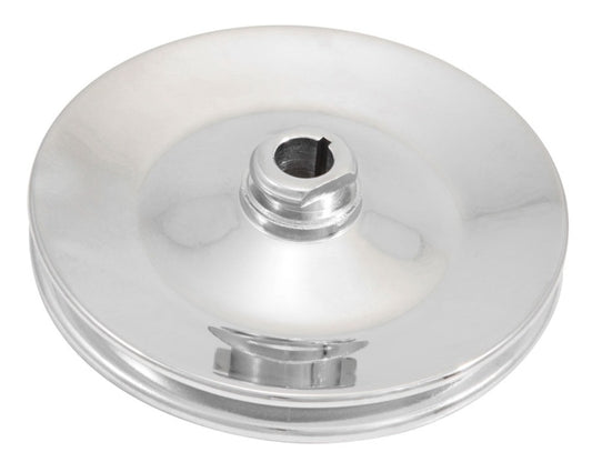 Spectre GM (w/Keyway Style Pump Through 1984) Single Power Steering Pulley 5-3/4in. Dia. - Chrome