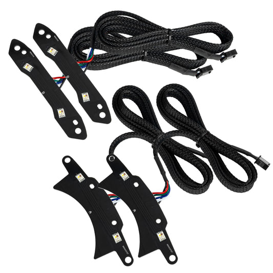 Oracle 15-21 Dodge Challenger RGB+W Headlight DRL Kit - ColorSHIFT w/ Simple Controller