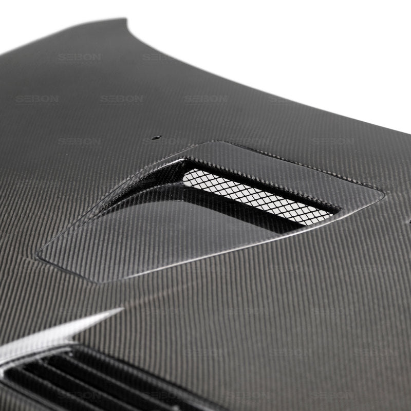 Seibon 08-12 Mitsubishi Evo X OEM style Carbon Fiber Hood