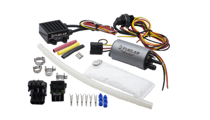 Fuelab 253 In-Tank Brushless Fuel Pump Kit w/9mm Barb & 6mm Siphon/72002/74101/Pre-Filter - 350 LPH