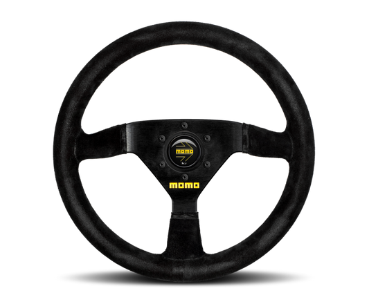 Momo - MOD69 Steering Wheel 350 mm -  Black Suede/Black Spokes