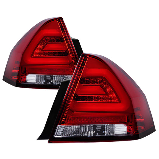 Spyder Chevy Impala 2006-2013 LED Tail Lights Red Clear ALT-YD-CHIP06-LED-RC