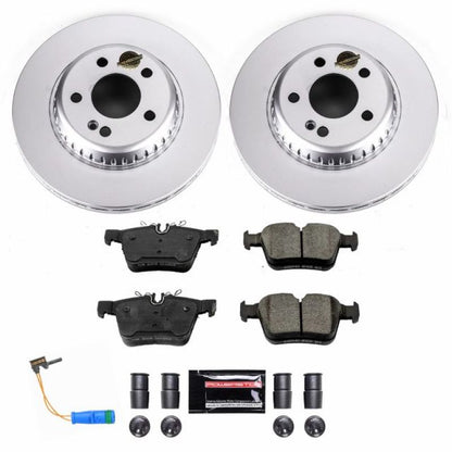 Power Stop 2018 Mercedes-Benz C350e Rear Z23 Evolution Sport Coated Brake Kit