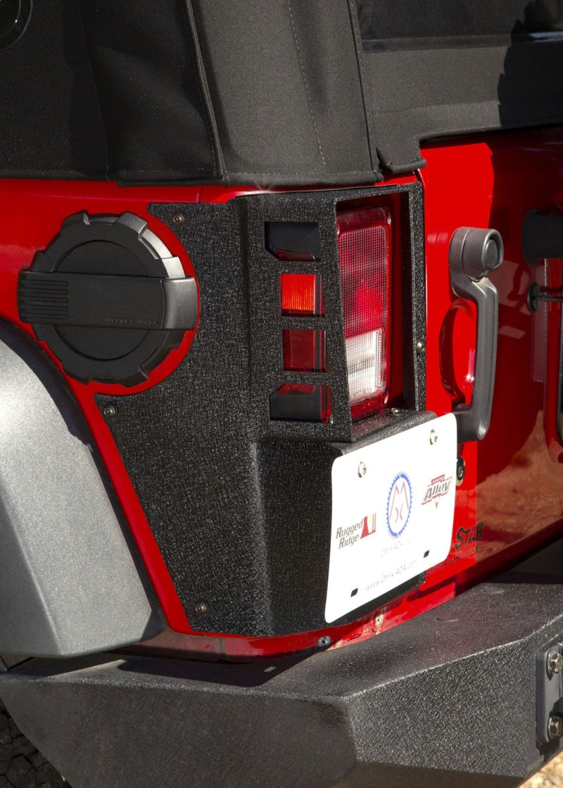 Rugged Ridge XHD Corner Guard Rear 07-18 Jeep Wrangler JK 2-Door