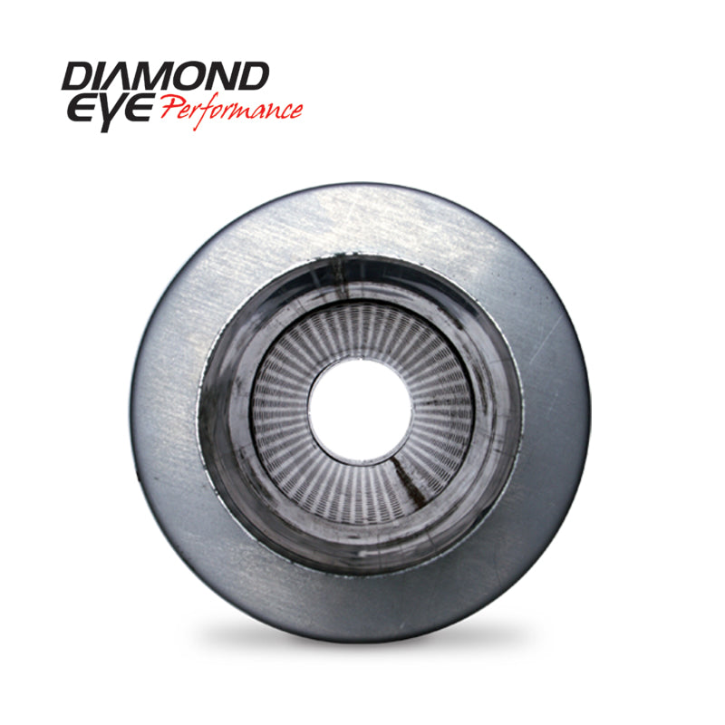 Diamond Eye MFLR 4inID SGL IN/SGL OUT 7inDIA X 24in BODY 30in LENGTH PERF SLOTTED ENDS 409 SS