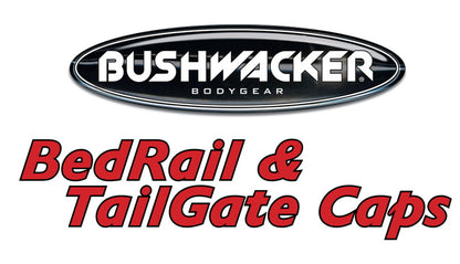 Bushwacker 95-04 Toyota Tacoma Fleetside Bed Rail Caps 74.5in Bed Does Not Fit Flareside - Black