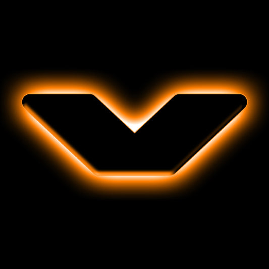 ORACLE Lighting Universal Illuminated LED Letter Badges - Matte Blk Surface Finish - V