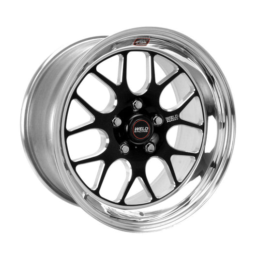 Weld S77 HD 17x9 / 6x5 BP / 5.9in. BS Black Wheel (HD Low Pad) - Non-Beadlock