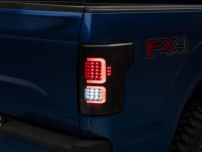 Raxiom 15-17 Ford F-150 G3 LED Tail Lights- Blk Housing (Clear Lens)