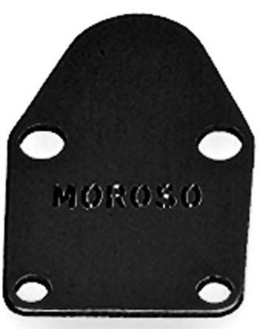 Moroso Chevrolet Small Block Fuel Pump Block-Off Plate - Aluminum