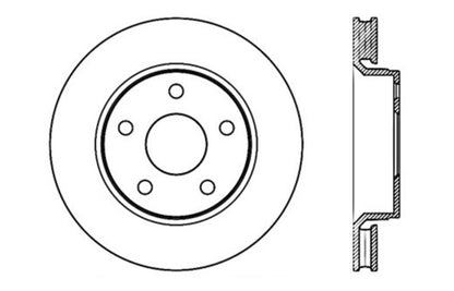 StopTech 07-13 Jeep Wrangler Drilled Right Front Rotor