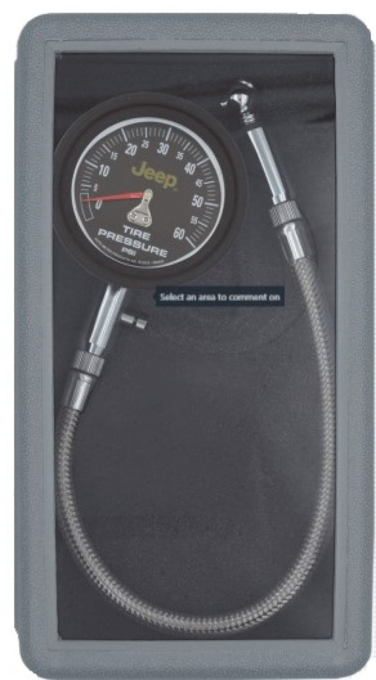 Autometer JEEP 0-60 PSI Analog Tire Pressure Gauge