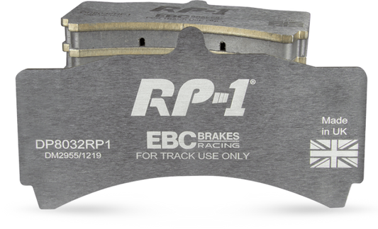 EBC Racing 97-09 Porsche Boxster (986/987 w/Cast Iron Discs) RP-1 Race Front Brake Pads
