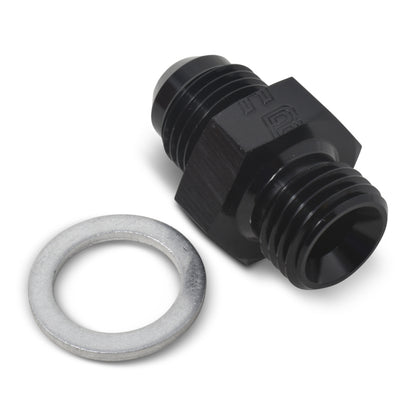 Russell Performance -6 AN Flare to 12mm x 1.5 Metric Thread Adapter (Black)