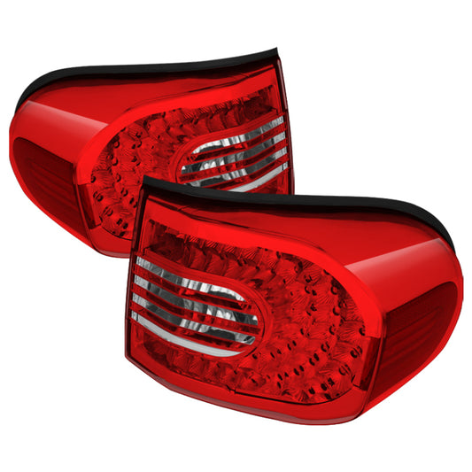 Xtune Toyota Fj Cruiser 07-14 LED Tail Lights Red/Clear ALT-CL-TFJ07-LED-RC