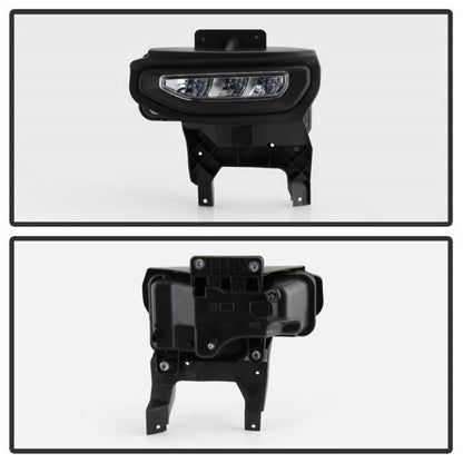 Spyder 16-18 GMC Sierra 1500 OEM Style Full LED Fog Light w/Switch - Clear (FL-GS2016-LED-C)