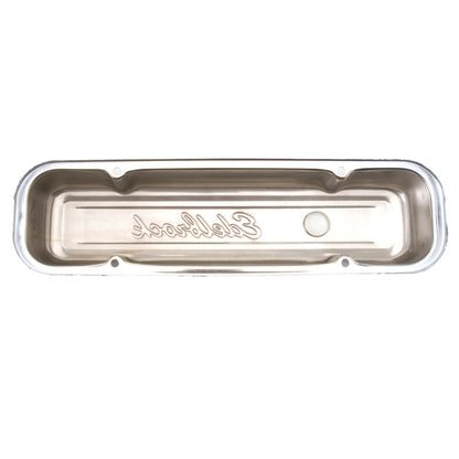 Edelbrock Valve Cover Signature Series Pontiac 1962-1979 301-455 CI V8 Low Chrome