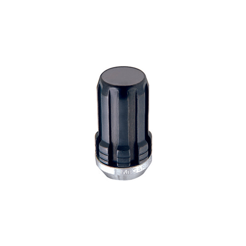 McGard SplineDrive Lug Nut (Cone Seat) M14X1.5 / 1.935in. Length (4-Pack) - Black (Req. Tool)