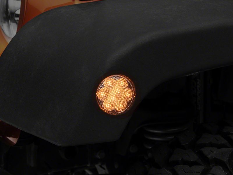 Raxiom 07-18 Jeep Wrangler JK Axial Series LED Side Marker Lights- Clear