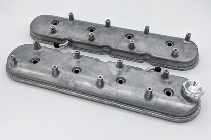 Granatelli 96-22 GM LS Standard Valve Cover w/Angled Coil Mount - Cast Finish (Pair)