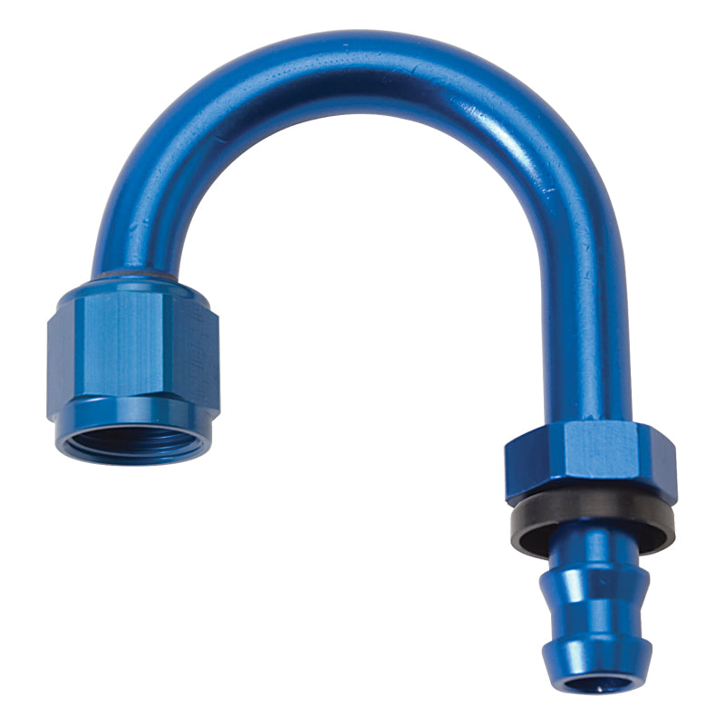 Russell Performance -8 AN Twist-Lok 180 Degree Hose End (1-1/4in Radius)