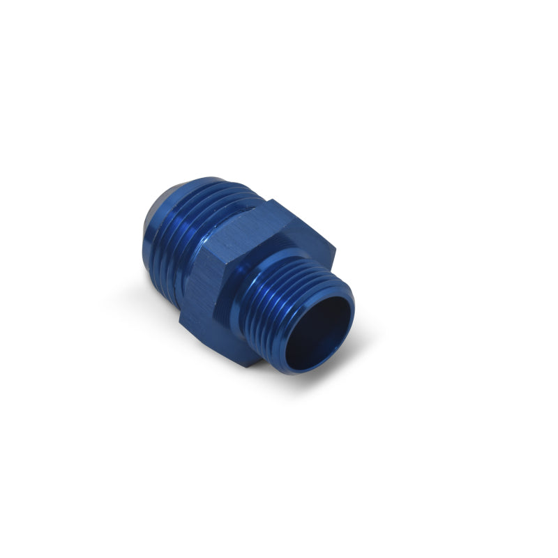 Russell Performance -6 AN Flare to 10mm x 1.5 Metric Thread Adapter (Blue)