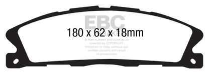 EBC 13+ Ford Explorer 3.5 Twin Turbo 4WD Ultimax2 Front Brake Pads