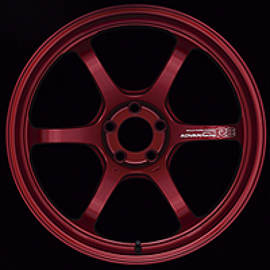 Advan R6 18x9.5 +45 5-120 Racing Candy Red Wheel