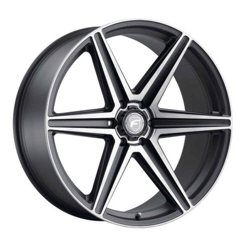 Forgestar X6 24x10 / 6x135 BP / ET25 / 6.5in BS Satin Black Wheel