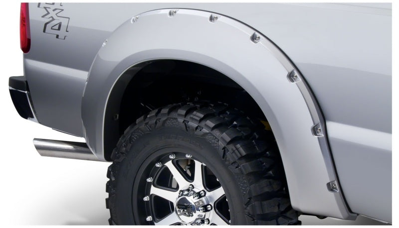 Bushwacker 11-16 Ford F-250 Super Duty Styleside Pocket Style Flares 4pc 98.0/81.8in Bed - Black