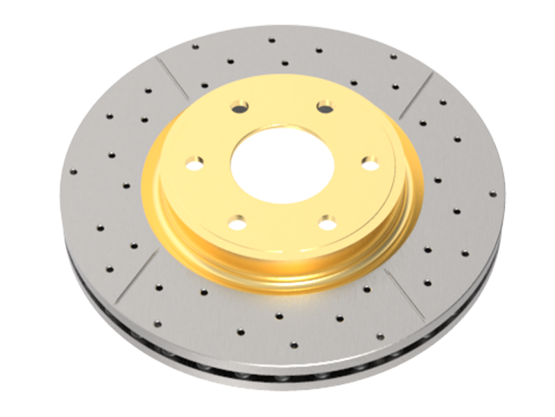 DBA 12-15 Chevrolet Captiva Sport Front Street Series Drilled & Slotted Rotor