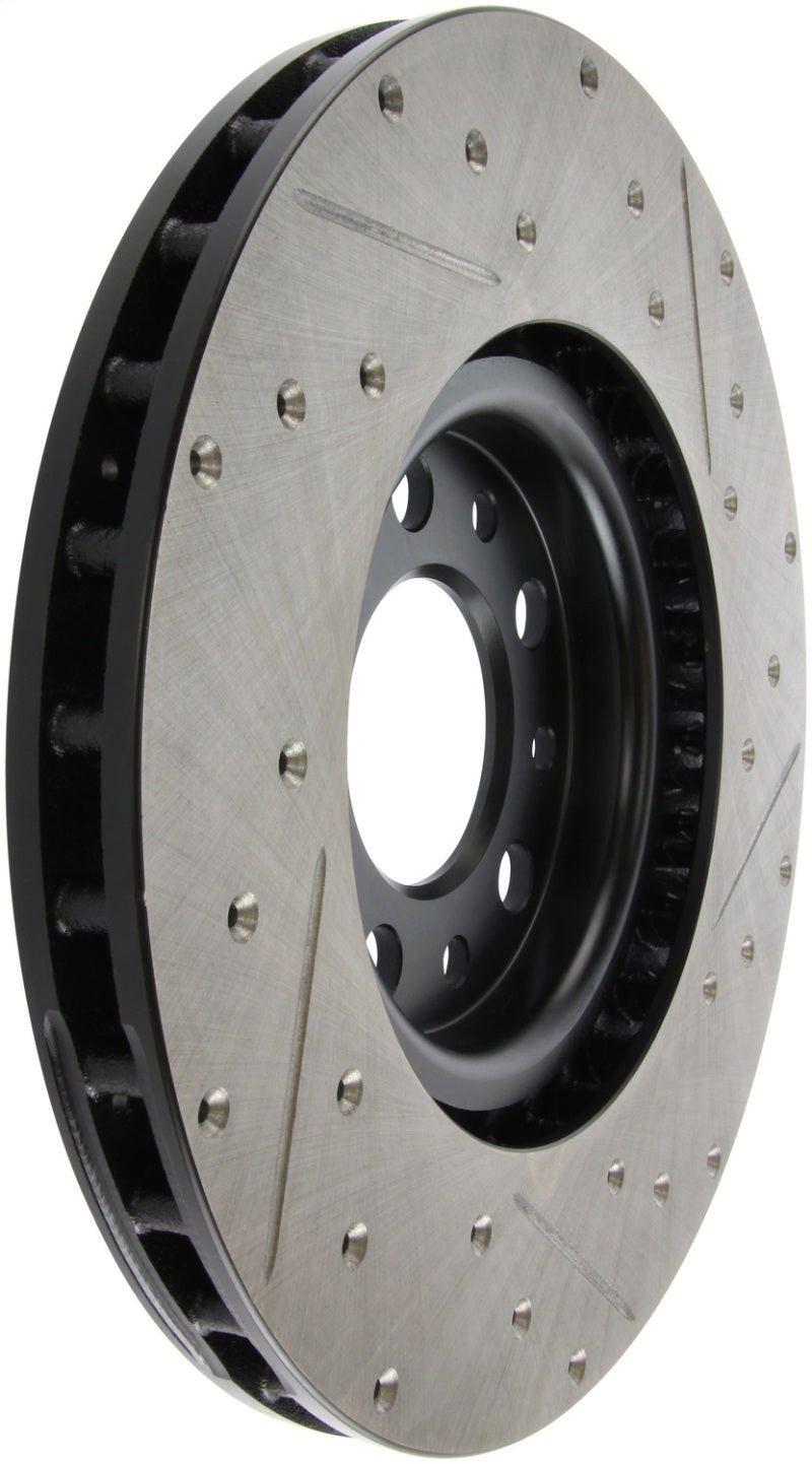 StopTech 13+ Dodge Dart Performance Slotted & Drilled Front Right Rotor
