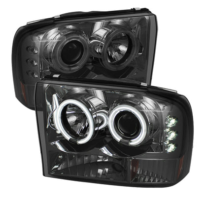 Spyder Ford F250 Super Duty 99-04 Projector Version 2 LED Halo LED Chrm PRO-YD-FF25099-1P-G2-C