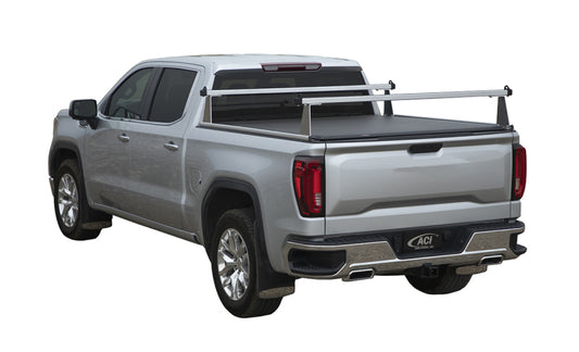 Access ADARAC Aluminum Uprights 12in Vertical Kit (2 Uprights w/ 72in Cross Bar) - Silver Truck Rack