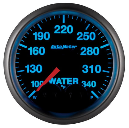 Autometer Elite 52mm 100-340 Deg F Water Temperature Peak and Warn Gauge w/ Electonic Control