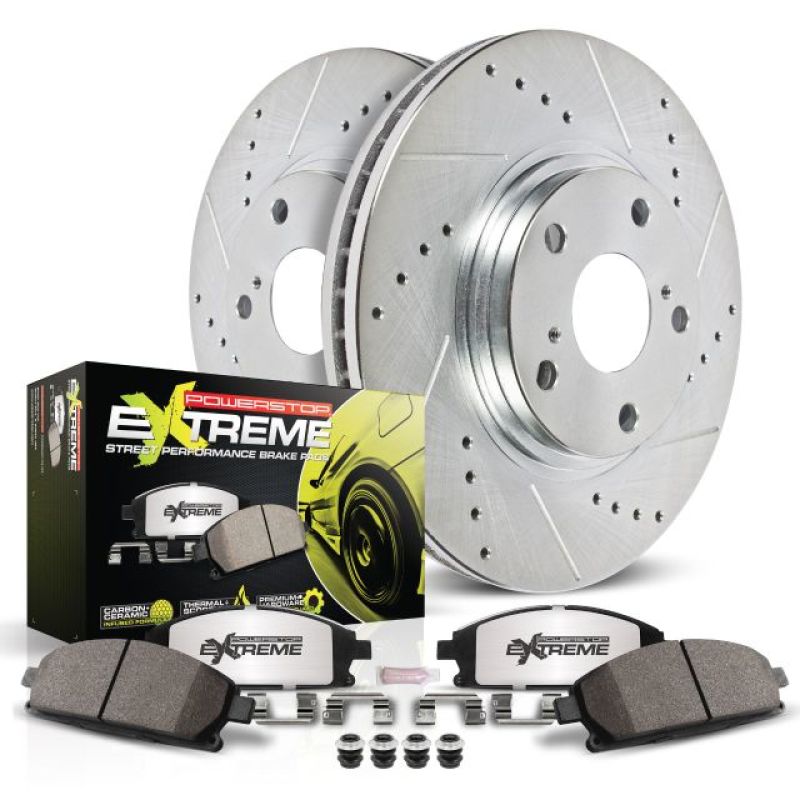 Power Stop 05-10 Chrysler 300 SRT8 Front Z26 Street Warrior Brake Kit