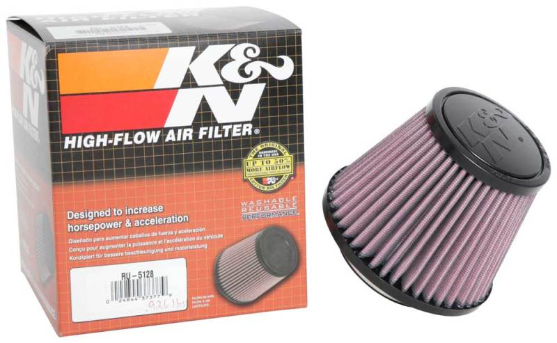 K&N Universal Tapered Filter 2.75in Flange ID x 5.0625in Base OD x 3.5in Top OD x 4in Height