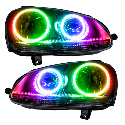 Oracle 06-10 Volkswagen Jetta SMD HL - Chrome - ColorSHIFT w/o Controller