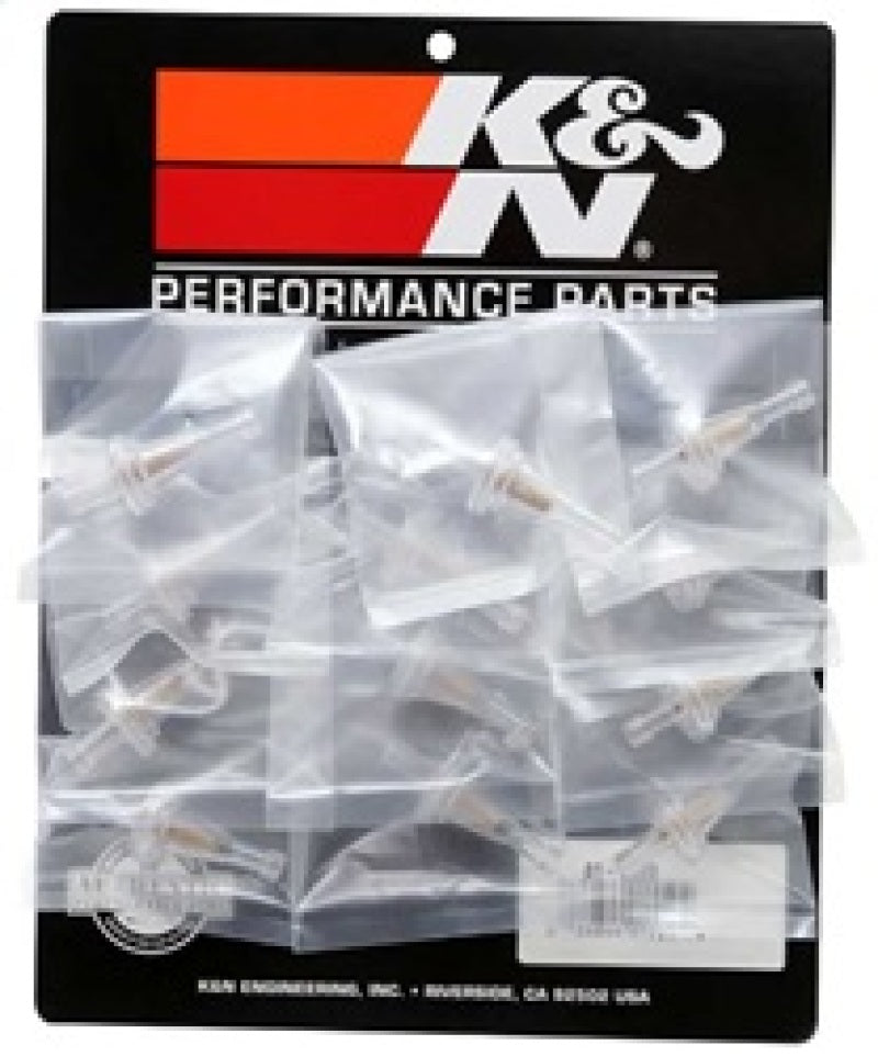 K&N 0.25in Flange 2.15in Length 1in OD Sintered Porous Bronze Fuel Filter (Set of 12)