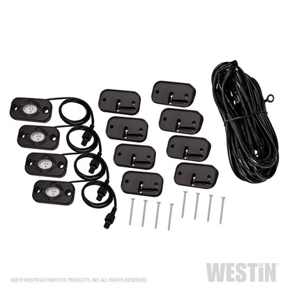 Westin LED Rock Light Kit - 07-18 Jeep Wrangler JK / 18-19 Jeep Wrangler JL