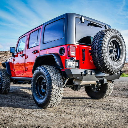 Westin 07-18 Jeep Wrangler JK WJ2 Rear Bumper - Textured Black