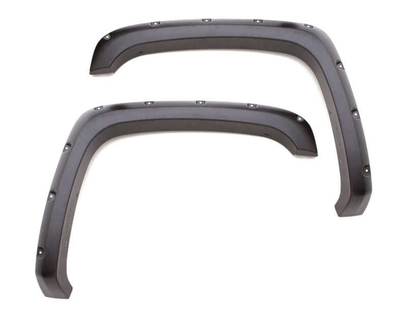 Lund 07-14 GMC Sierra 2500 RX-Rivet Style Textured Elite Series Fender Flares - Black (4 Pc.)