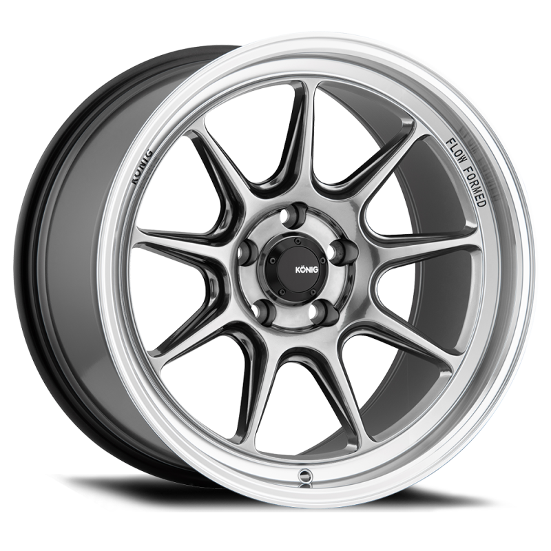 Konig Countergram 18x8.5 5x120 ET35 Hyper Chrome / Machined Lip