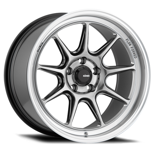 Konig Countergram 17x9 5x114.3 ET43 Hyper Chrome / Machined Lip