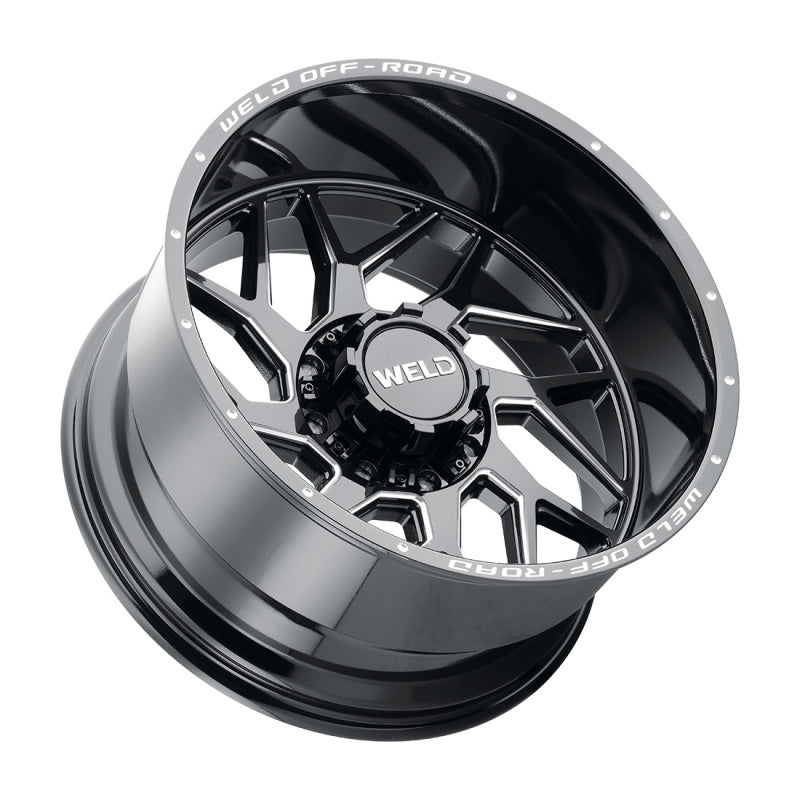 Weld Off-Road W117 22X10 Fulcrum 8X180 ET13 BS6.00 Gloss Black MIL 124.3