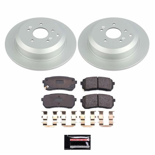 Power Stop 07-12 Hyundai Veracruz Rear Z17 Evolution Geomet Coated Brake Kit